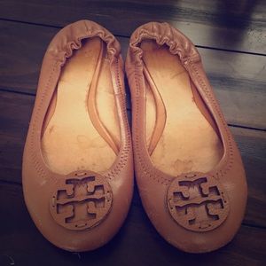 Tory Burch Beige Flats